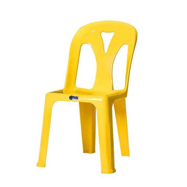 เก้าอี้พนักพิง เกรด A สีเหลือง